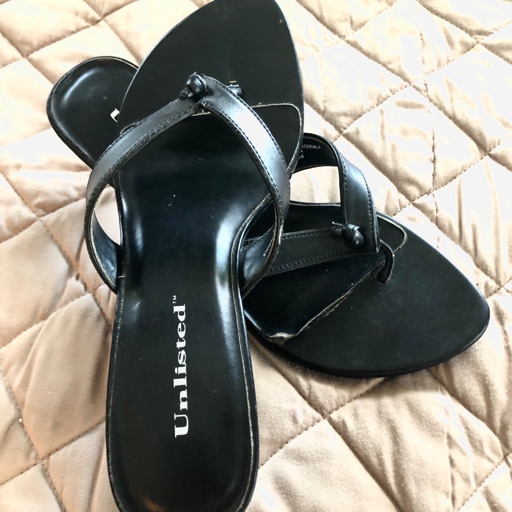 Kitten Heel Flip Flops